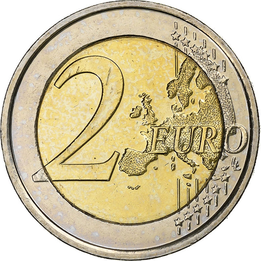 Belgija,
2 evra,
2014