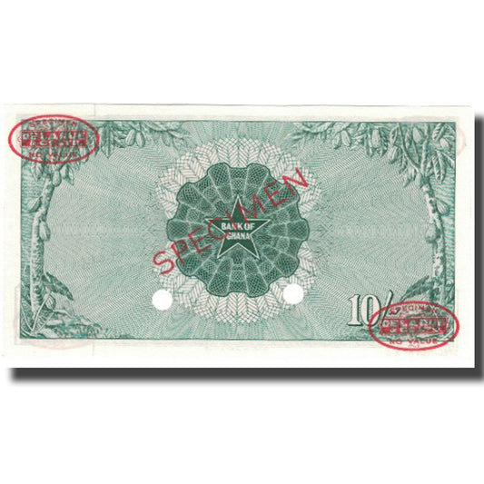 bankovec, 
  
  Gana, 
  
  10 šilingov