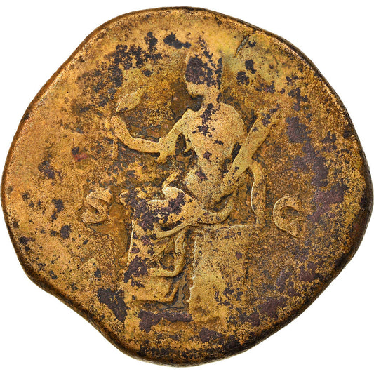 kovanec, 
  
  Favstina II., 
  
  Sestercij